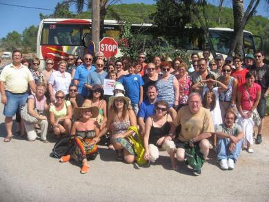 Una gran familia en Ibiza